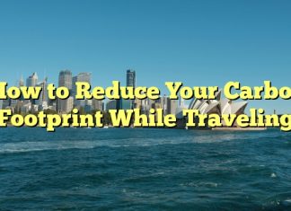 How to Reduce Your Carbon Footprint While Traveling