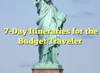 7-Day Itineraries for the Budget Traveler
