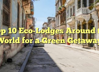 Top 10 Eco-Lodges Around the World for a Green Getaway