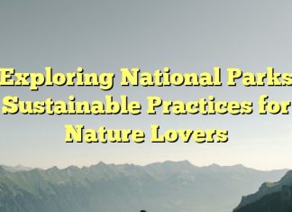 Exploring National Parks: Sustainable Practices for Nature Lovers