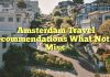 Amsterdam Travel Recommendations What Not to Miss