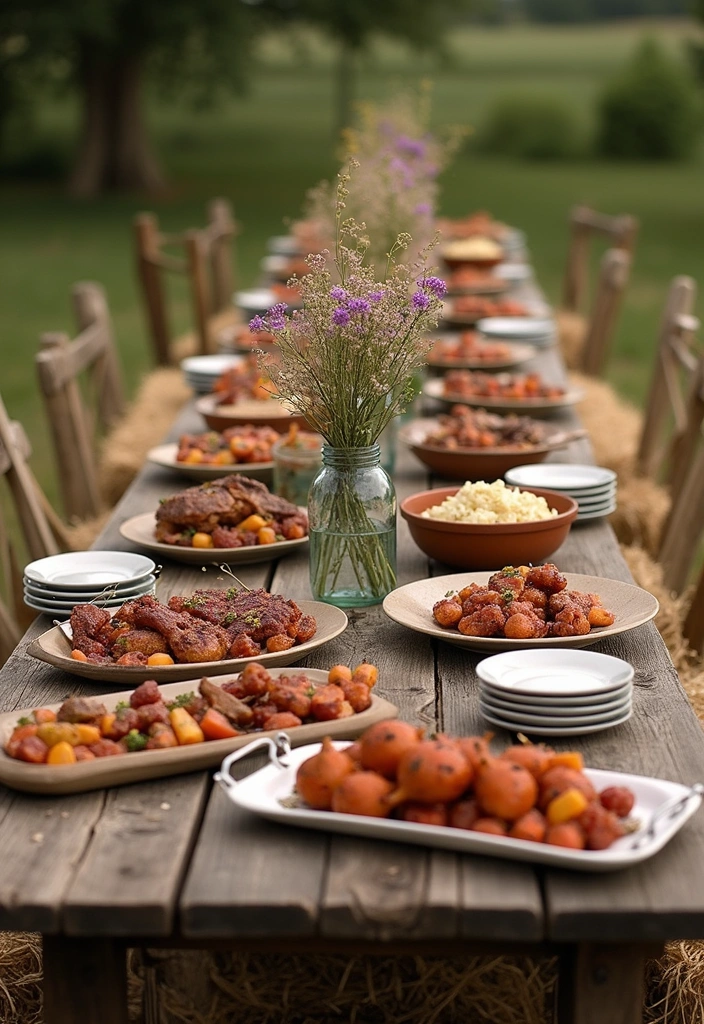 12 DIY Backyard Barbecue Setups That Will Have Your Neighbors Drooling - 6. The Vintage Farmhouse