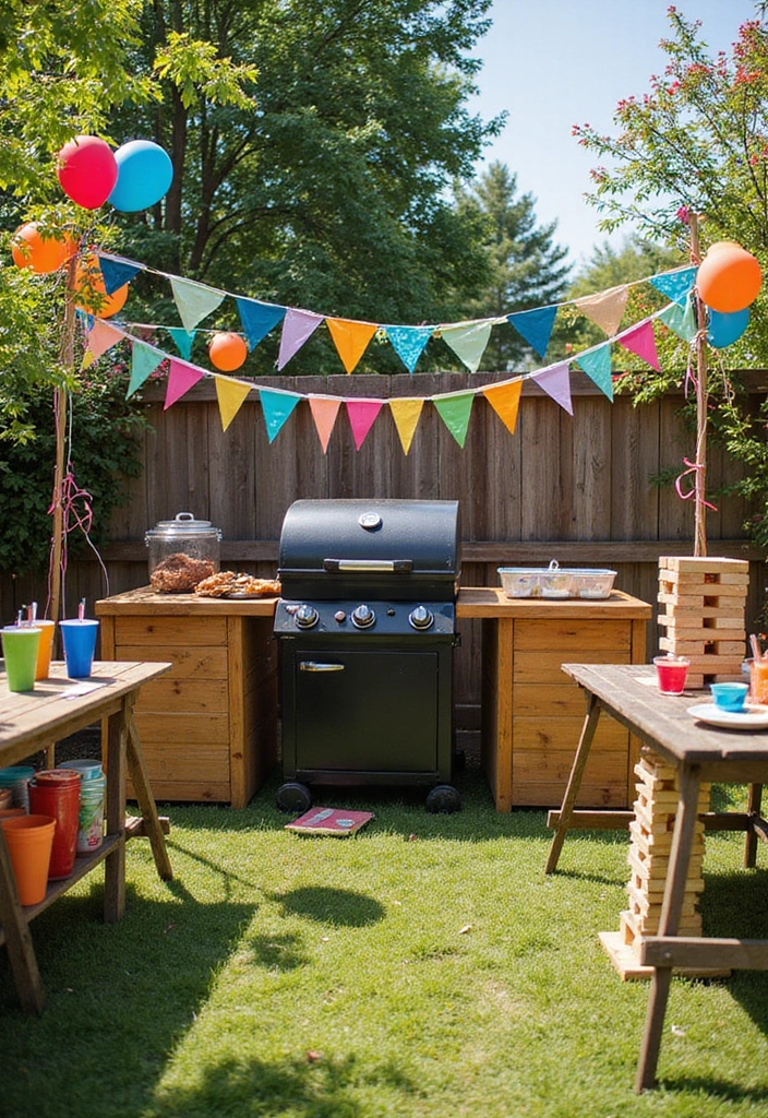 12 DIY Backyard Barbecue Setups That Will Have Your Neighbors Drooling - 9. The Party Central
