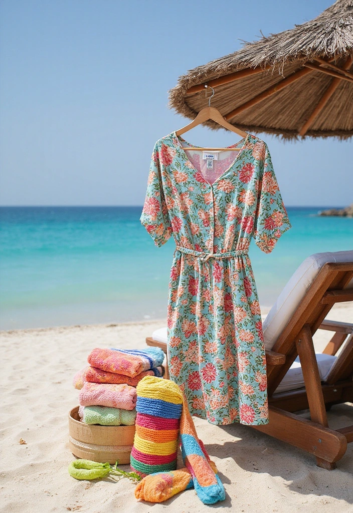 15 Beach Vacation Attire Ideas That'll Make You the Star of the Shore! - 3. Trendy Beach Cover-Ups