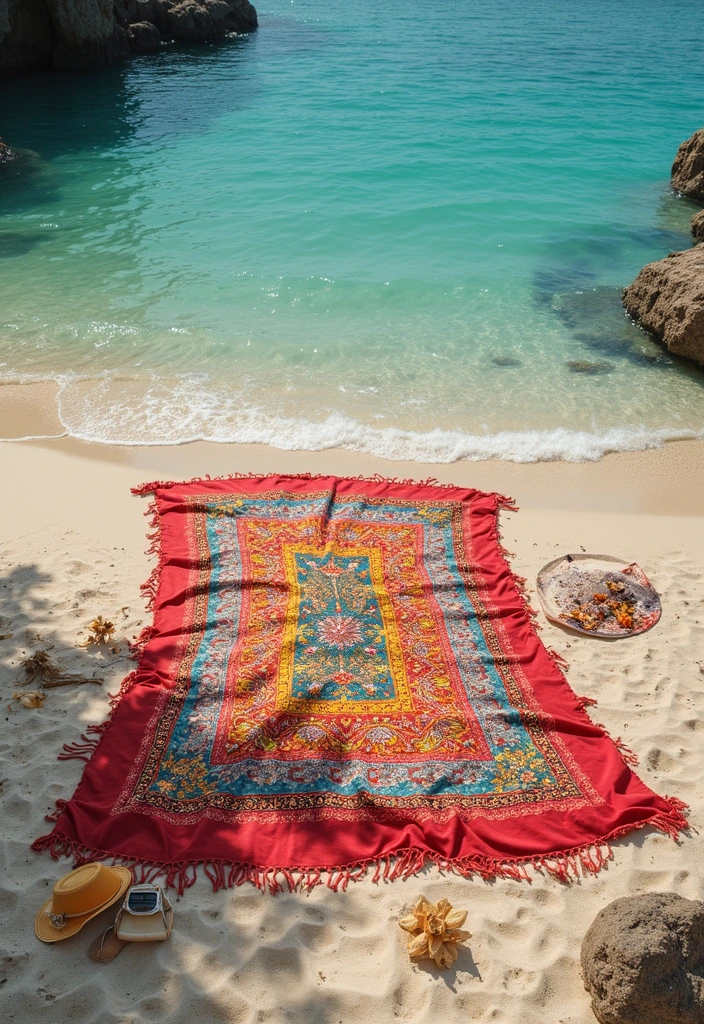 15 Beach Vacation Attire Ideas That'll Make You the Star of the Shore! - 12. Vibrant Sarongs