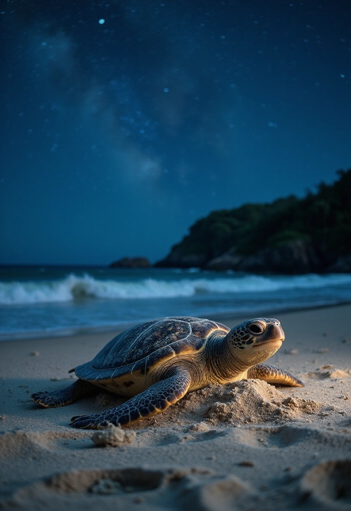 10 Unforgettable Wildlife Encounters in Brazil That Will Leave You Breathless! - 5. Watching Sea Turtles Nesting in Fernando de Noronha