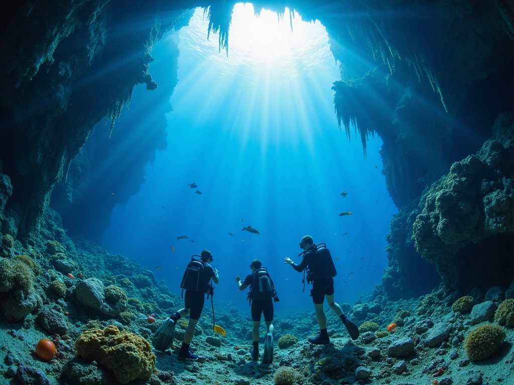 15 Thrilling Caribbean Adventures That Will Get Your Heart Racing (Don't Miss #8!) - 15. Scuba Diving in the Great Blue Hole, Belize
