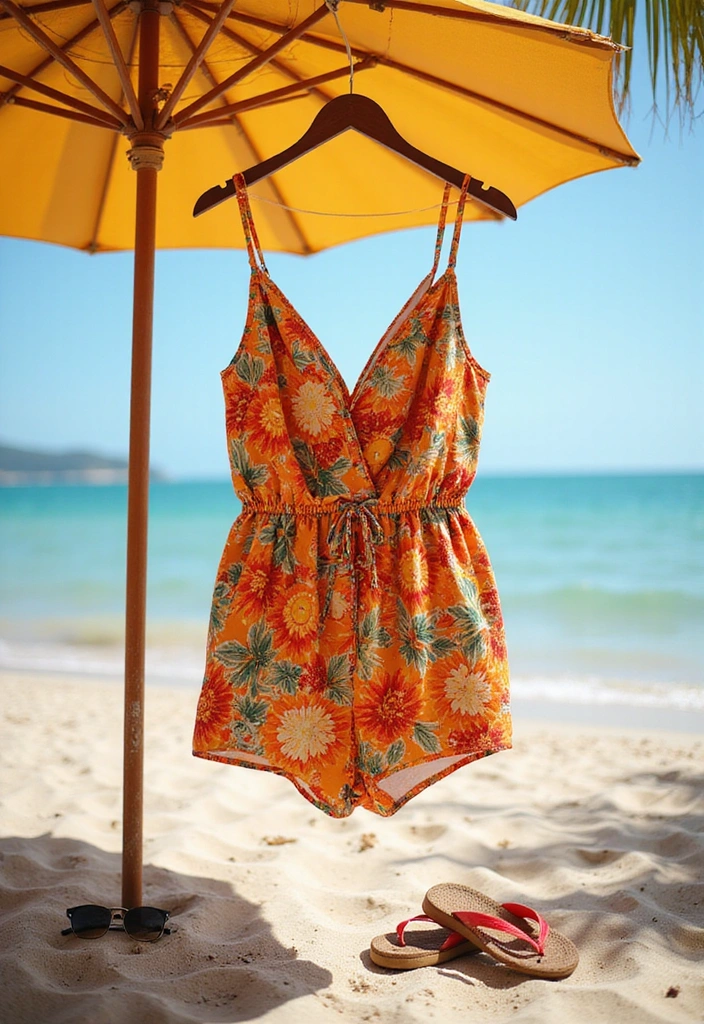 15 Beach Vacation Attire Ideas That'll Make You the Star of the Shore! - 4. Lightweight Rompers