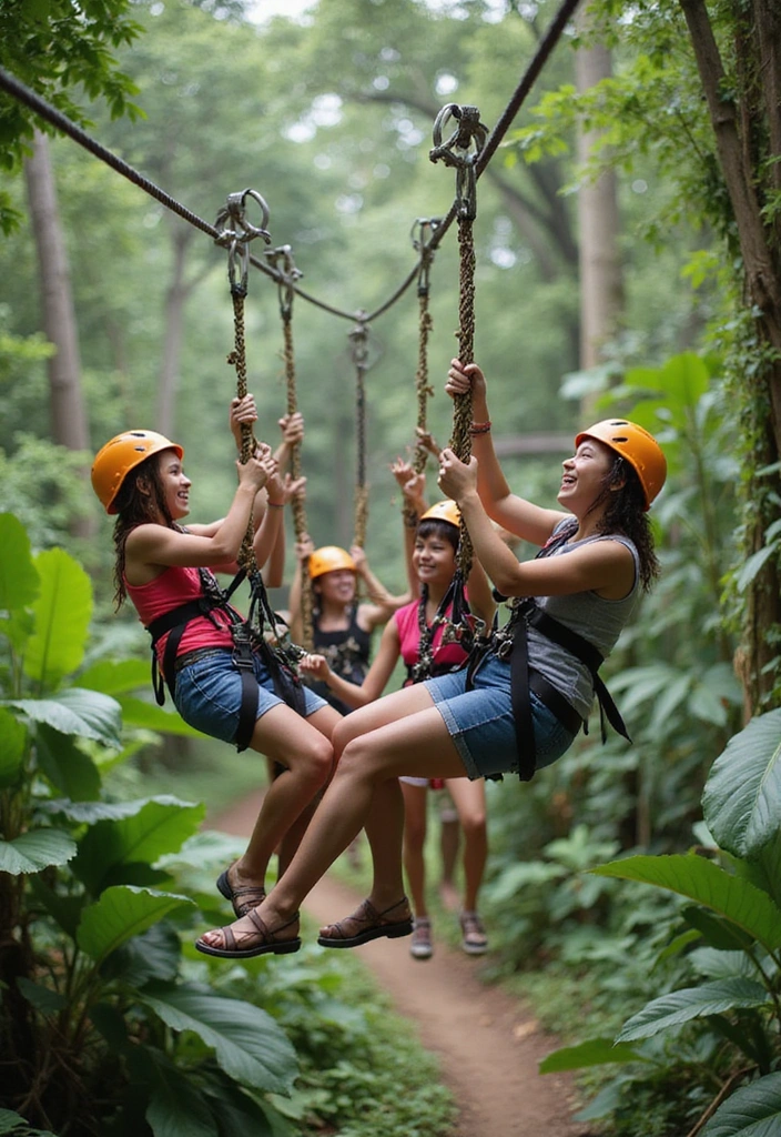 20 Unforgettable Family-Friendly Attractions in Mexico Your Kids Will Adore! - 12. Selvatica Adventure Park, Riviera Maya