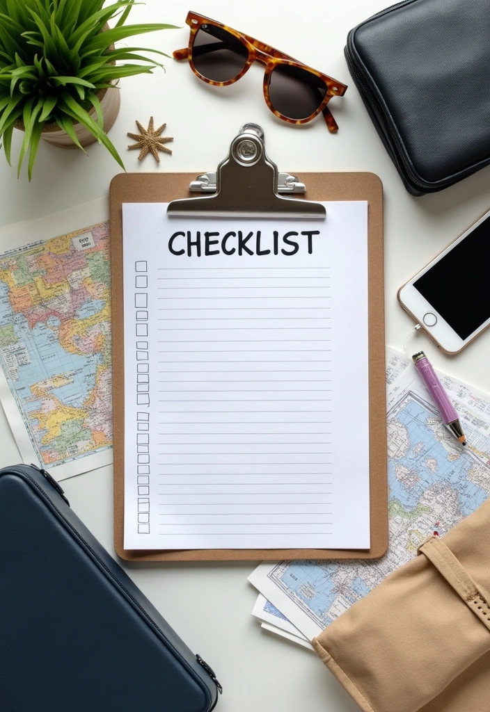 15 Unbelievable Travel and Work Balance Tips You Need to Try! - 14. Create a Travel Work Checklist