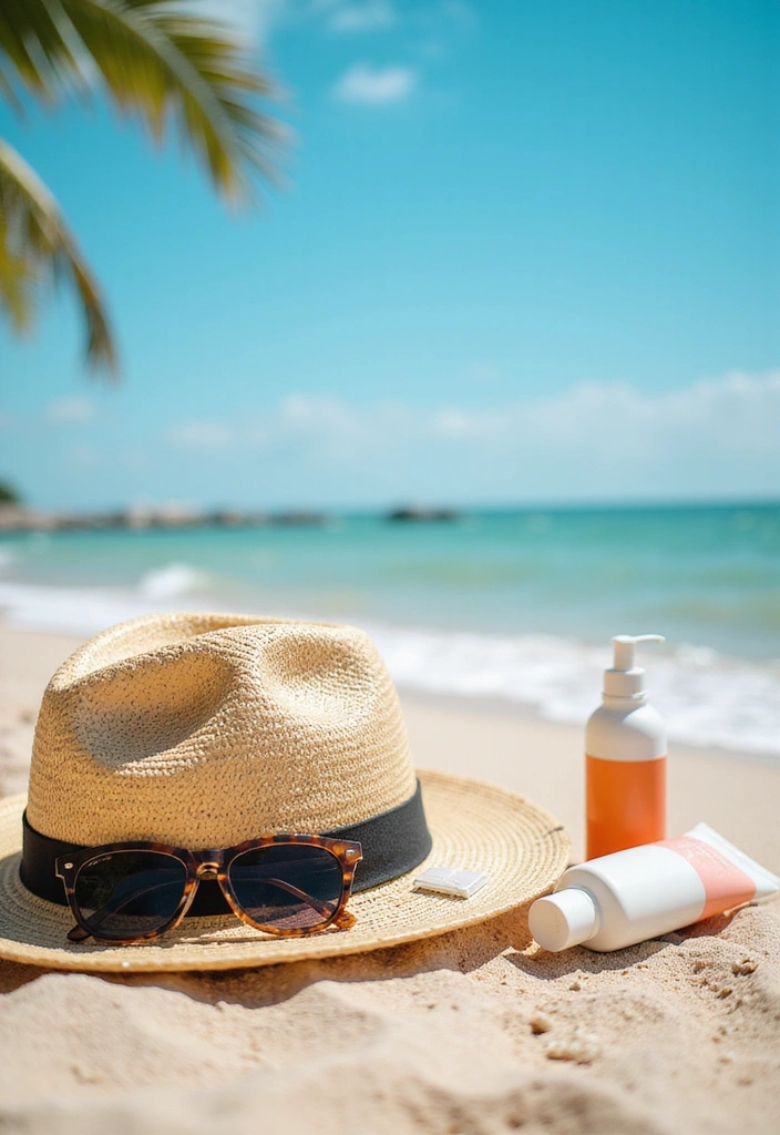 10 Tropical Vacation Attire Ideas That Will Make You the Star of the Beach! - 8. Stylish Sun Hats