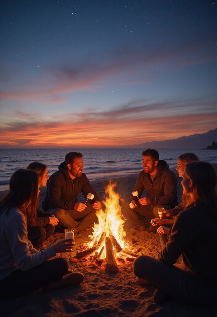 12 Thrilling Beach Adventure Activities That Will Make You Jump for Joy! - 8. Beach Bonfire Nights