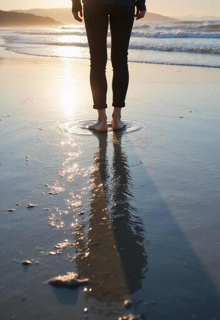 12 Beach Photography Tips That Will Make Your Photos Pop! (You Won't Believe #4!) - 2. Play with Reflections and Shadows