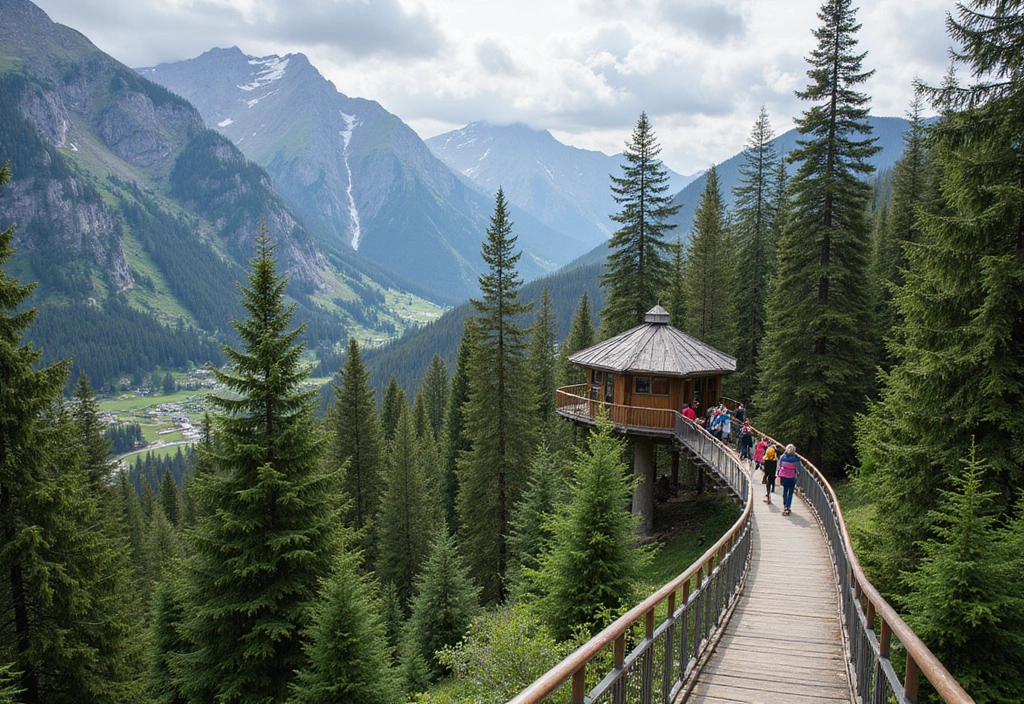 18 Fascinating Historical Sites in Europe You Never Knew Existed! - 14. The Treetop Walk at Oetz Valley, Austria