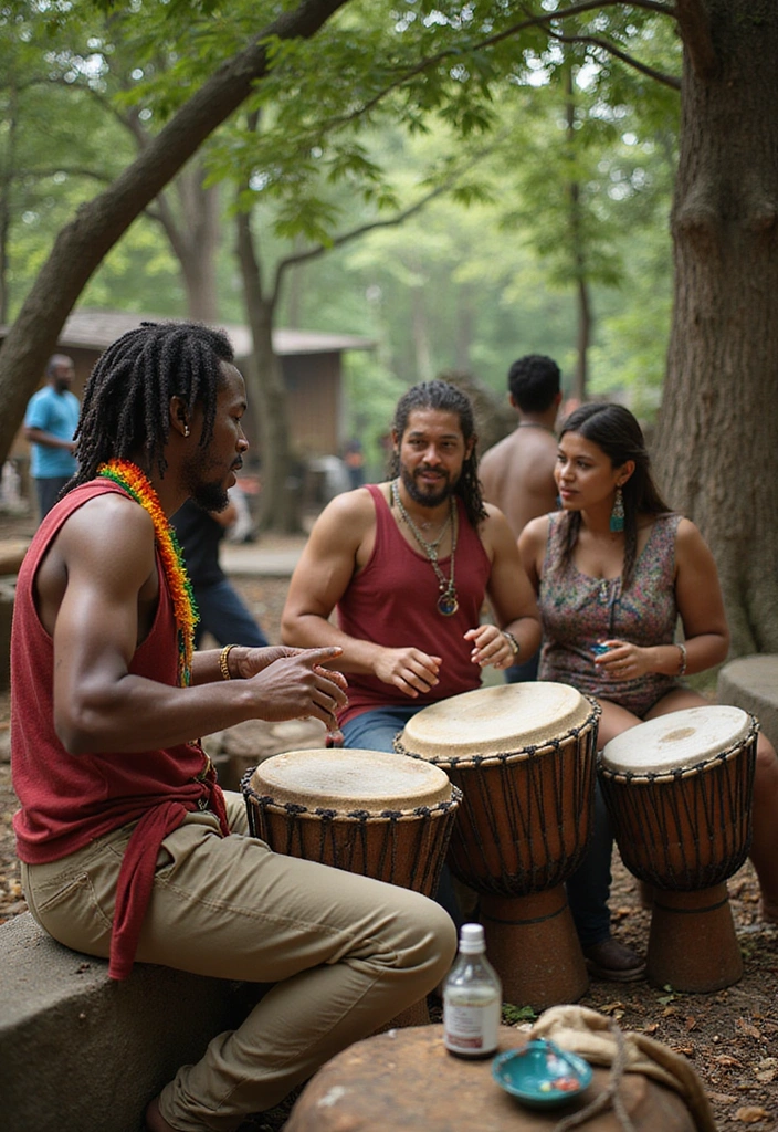 10 Vibrant Jamaican Music and Dance Experiences You Must Try (Prepare to Be Dazzled!) - 10. Experience the Magic of Rastafarian Music