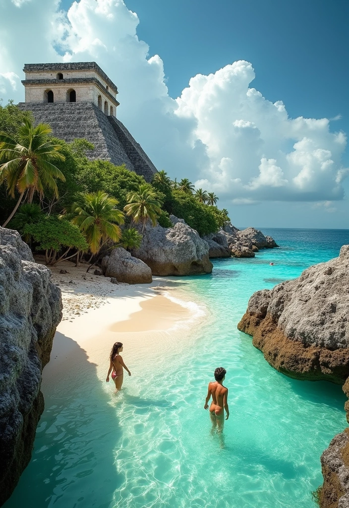 10 Stunning Beach Honeymoon Destinations That Will Make You Fall in Love All Over Again! - 8. Tulum - Bohemian Beach Vibes