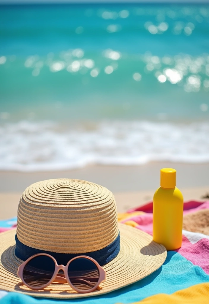 15 Beach Vacation Attire Ideas That'll Make You the Star of the Shore! - 10. Playful Beach Hats