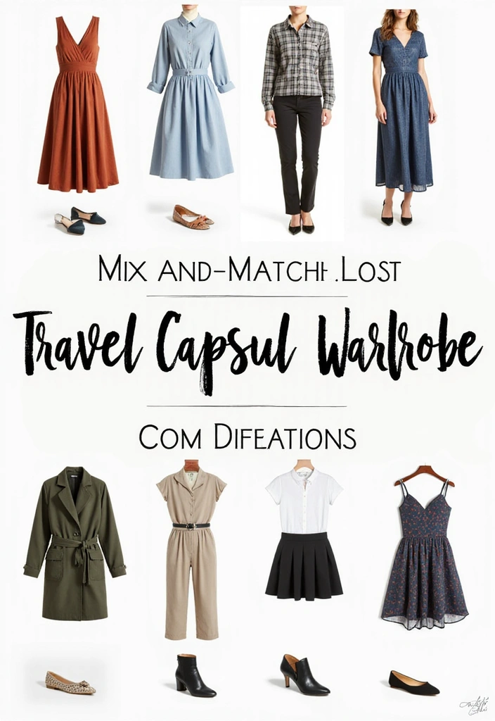 10 Travel Capsule Wardrobe Hacks That Will Change Your Packing Game Forever! - 9. Plan for Mix and Match