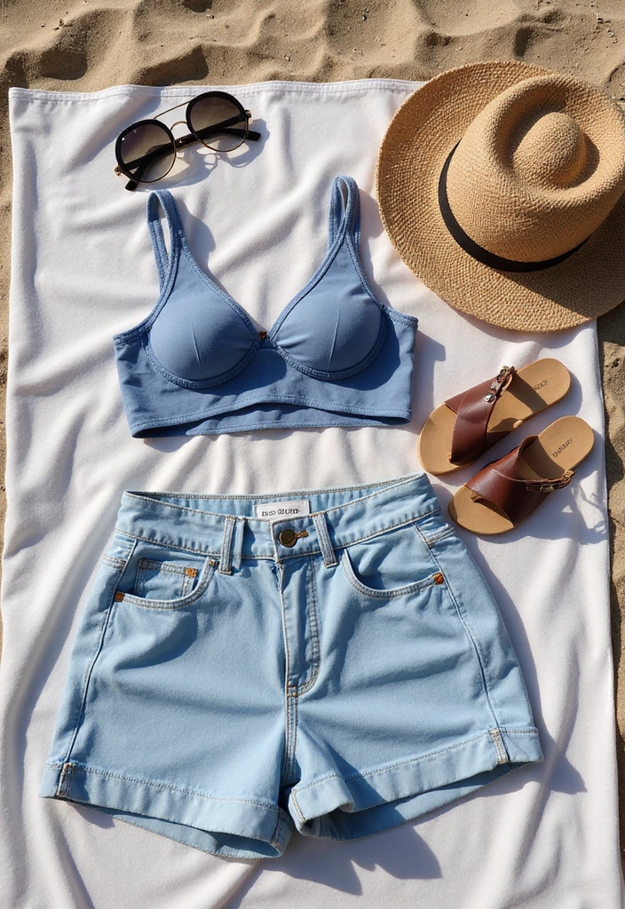10 Tropical Vacation Attire Ideas That Will Make You the Star of the Beach! - 4. Trendy High-Waisted Shorts