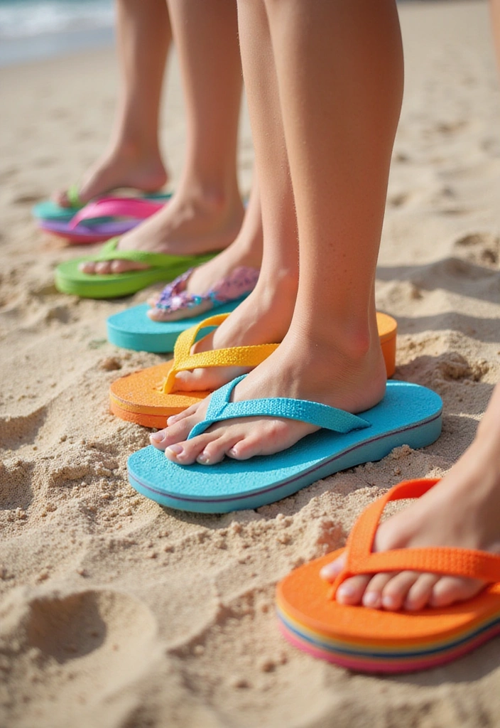 15 Casual Beach Looks That Will Have You Looking Flawless This Summer! - 10. Fun and Fancy Footwear
