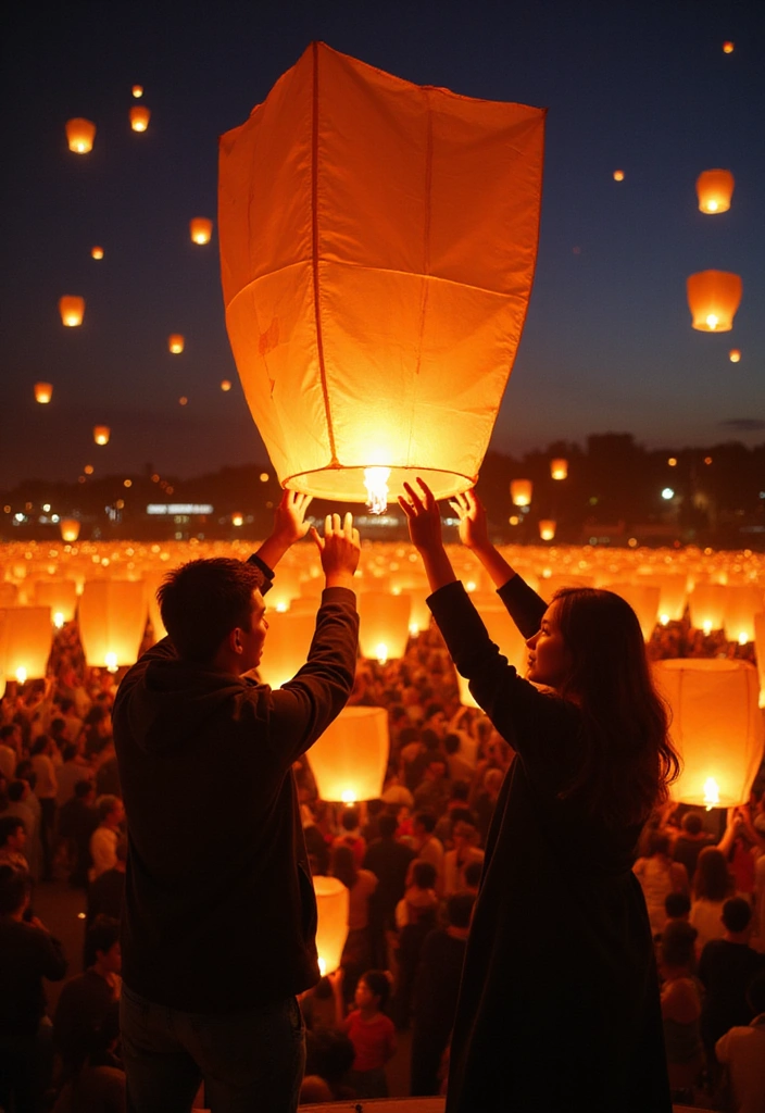 25 Unforgettable Cultural Experiences for Couples That Will Ignite Your Romance! - 18. Witness the Lantern Festival in Pingxi, Taiwan