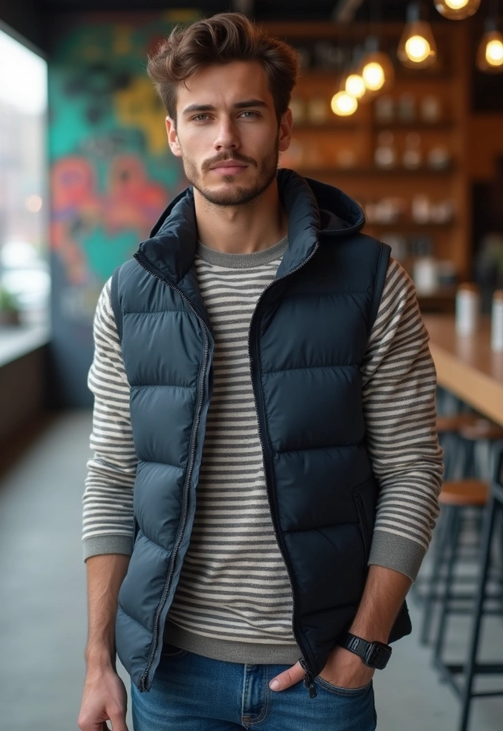 10 Vacation Layering Ideas That Will Keep You Stylish and Cozy on Your Travels! - 3. Layering with Lightweight Down Vests