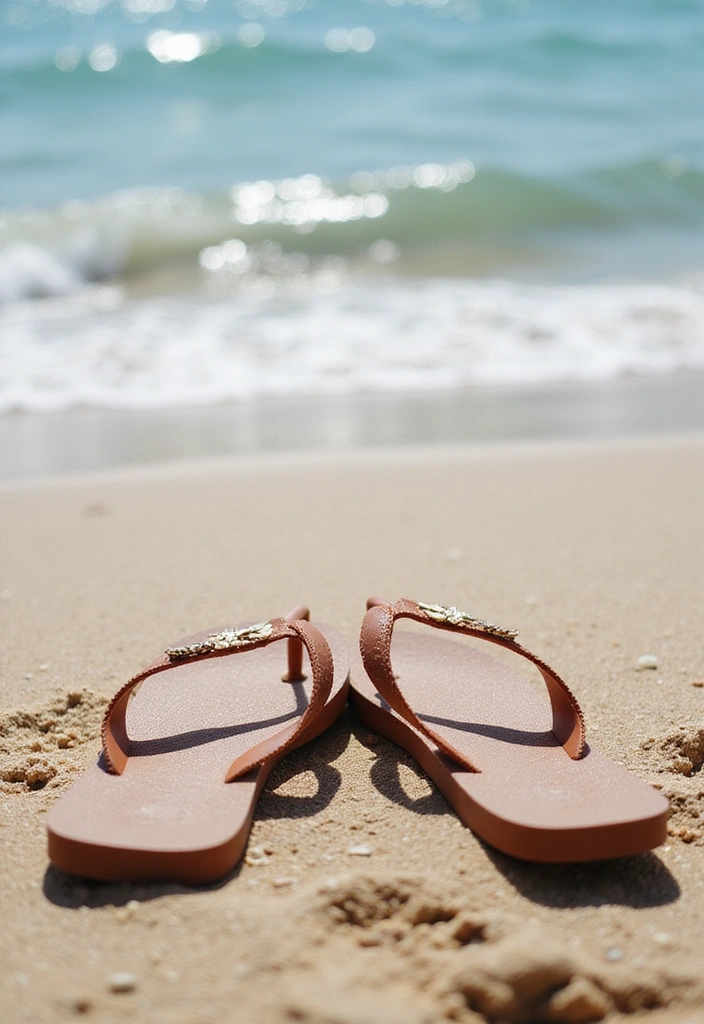 10 Must-Have Solo Travel Beach Essentials You Can't Leave Home Without! - 8. Comfortable Flip-Flops