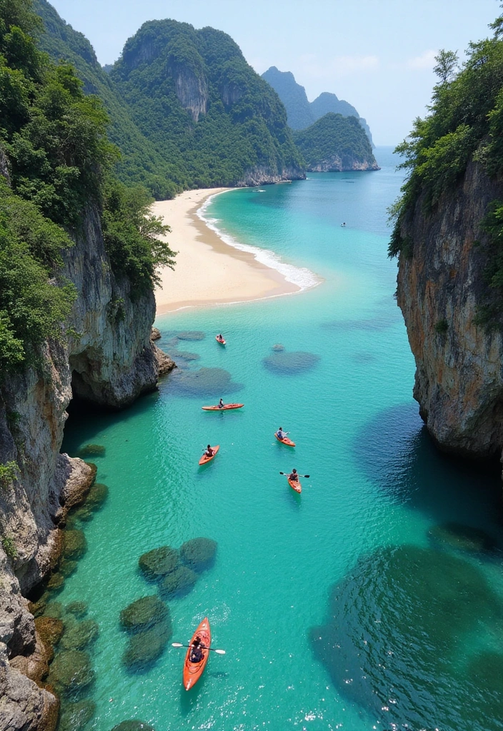 10 Hidden Gems in Thailand's Beaches That Will Leave You Breathless! - 1. Ao Phang Nga National Park