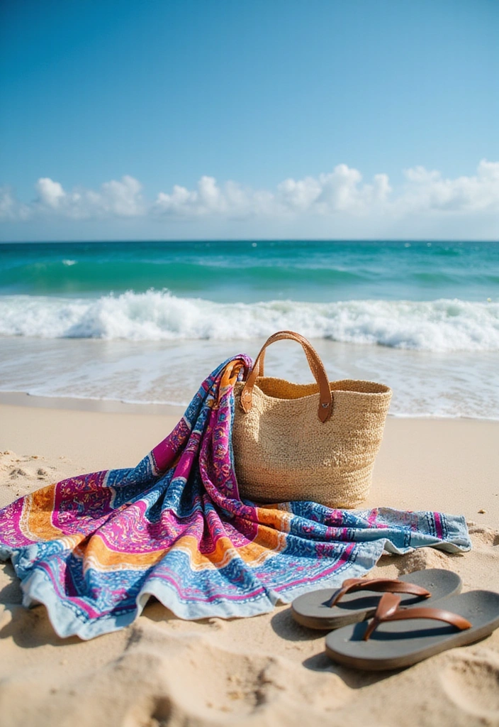 10 Tropical Vacation Attire Ideas That Will Make You the Star of the Beach! - 9. Colorful Sarongs