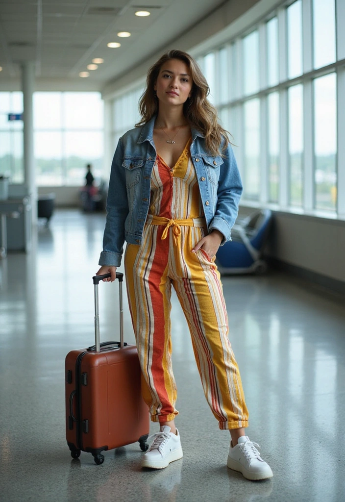 10 Stylish Airport Outfits That Will Make You the Envy of Every Traveler! - 1. The Classic Jumpsuit