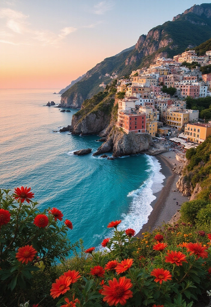 10 Peaceful Seaside Retreats That Will Make You Forget Your Worries! - 1. The Tranquil Shores of Amalfi Coast, Italy