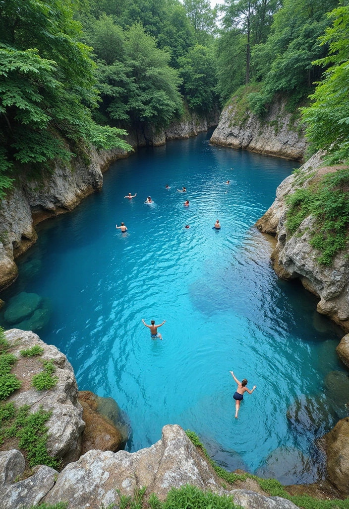 10 Hidden Gems in Jamaica That Will Make You Fall in Love with the Island! - 3. Blue Hole: A Secret Swimming Hole