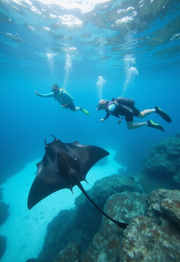10 Thrilling Adventure Activities in the Maldives That Will Leave You Breathless! - 6. Snorkeling with Majestic Manta Rays