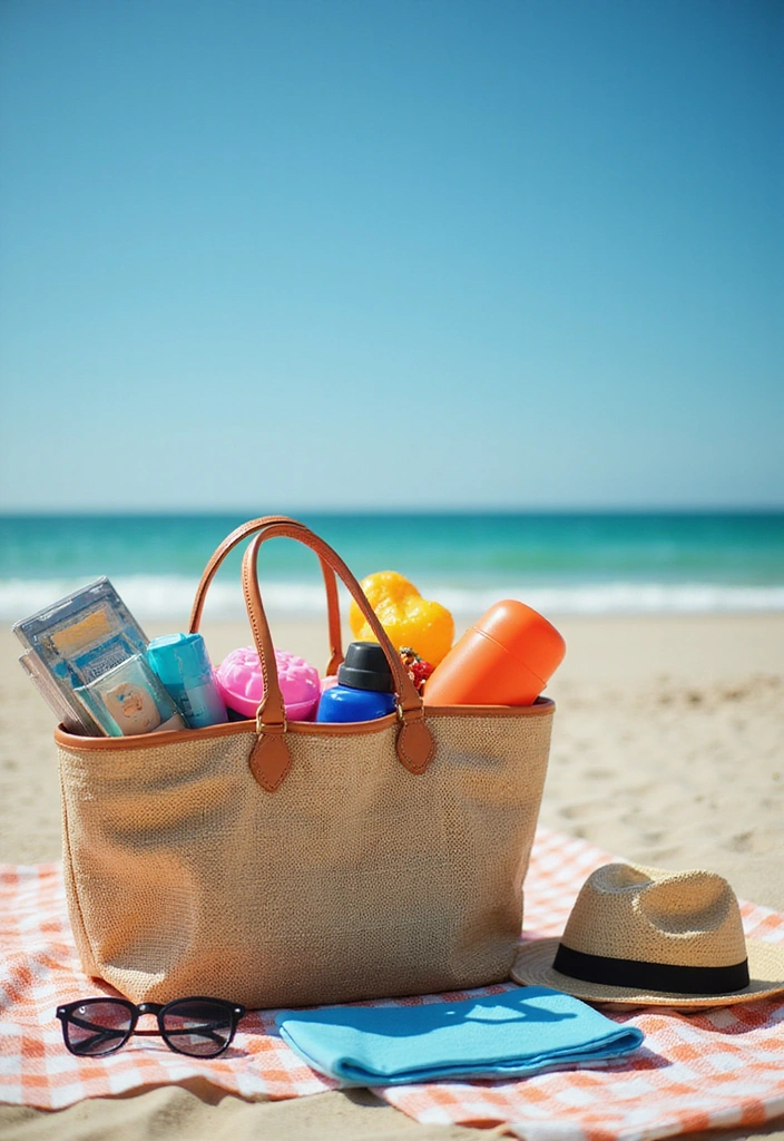 15 Casual Beach Looks That Will Have You Looking Flawless This Summer! - 15. Refreshing Beach Bags