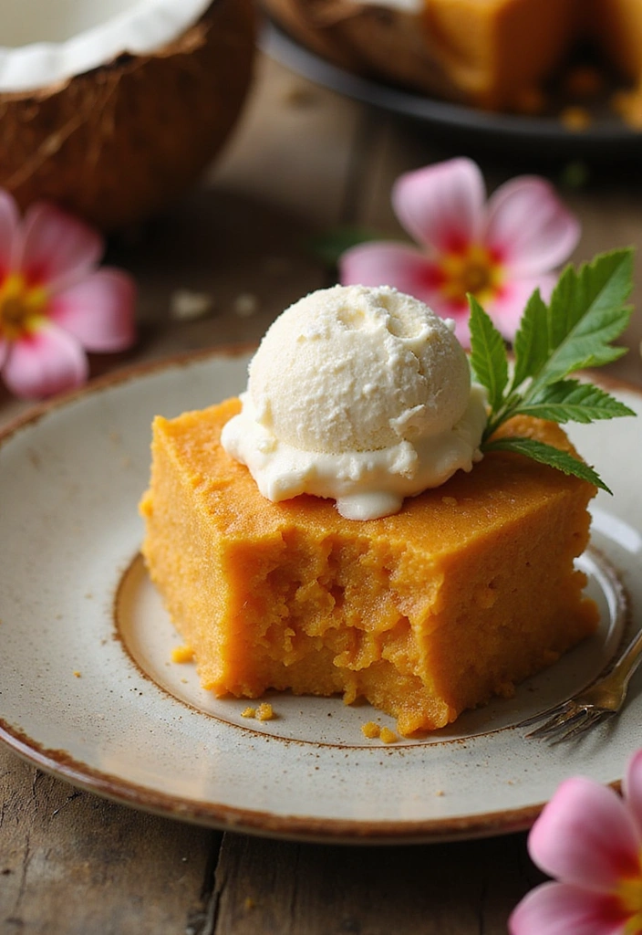 10 Mouthwatering Caribbean Food Experiences You Can't Afford to Miss! - 7. Sweet Potato Pudding