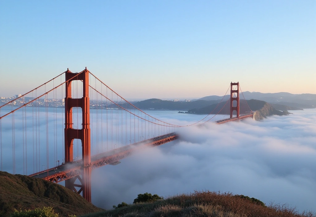 10 Breathtaking Historical Landmarks in the US You Must Visit Before You Die! - 7. The Golden Gate Bridge, California