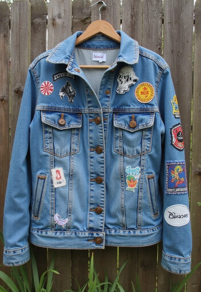 10 Eco-Friendly Vacation Wear Ideas That Will Make You Look Fabulous on Your Next Trip! - 8. Upcycled Denim Jacket