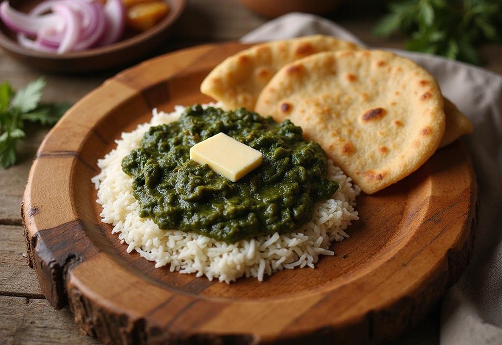 12 Regional India Cuisine Dishes That Will Transport You to Different States (Prepare for a Flavor Journey!) - 4. Sarson da Saag and Makki di Roti from Punjab