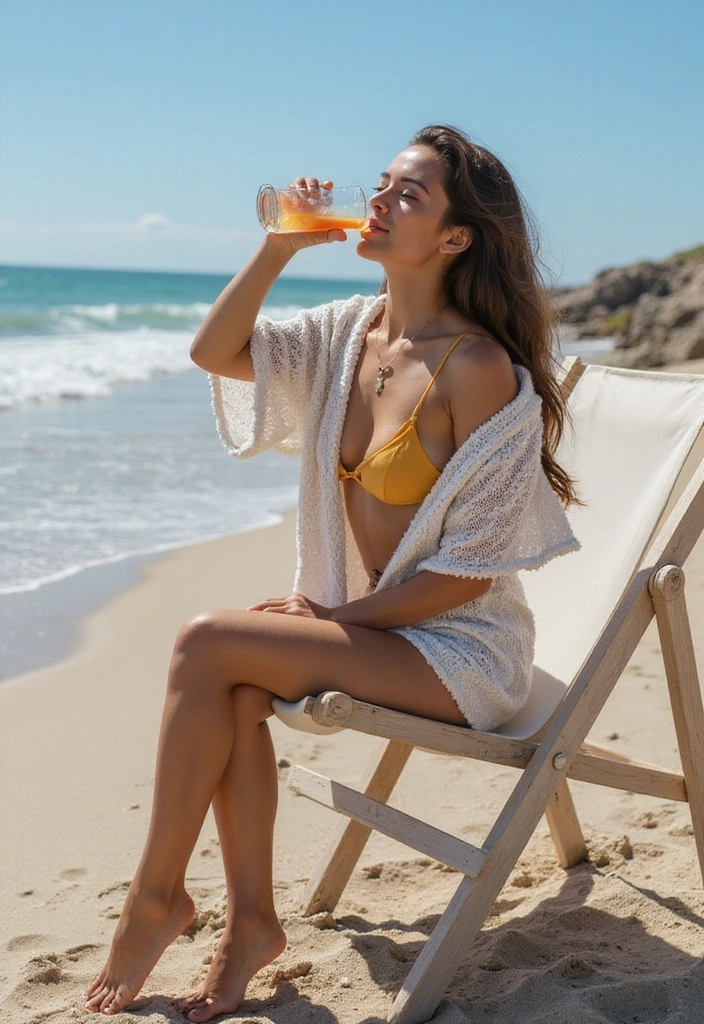 15 Casual Beach Looks That Will Have You Looking Flawless This Summer! - 13. Trendy Bikini Cover-Ups
