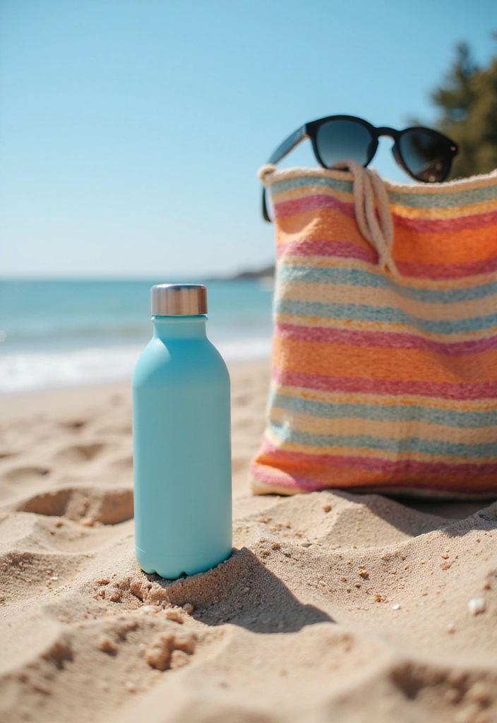10 Must-Have Solo Travel Beach Essentials You Can't Leave Home Without! - 4. A Portable Water Bottle