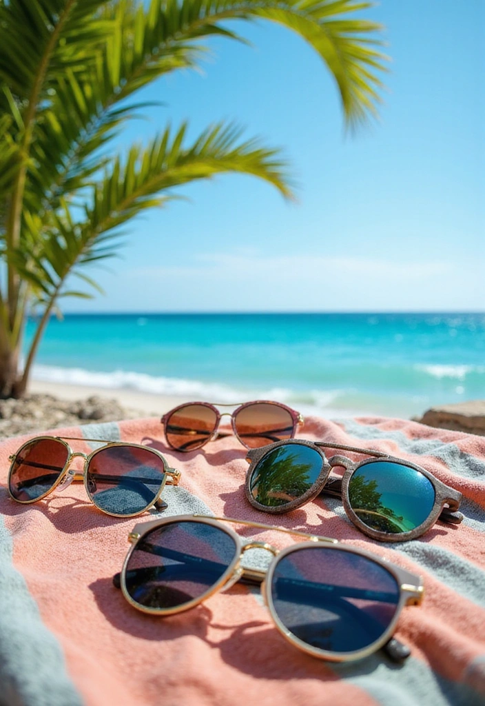 21 Tropical Resort Outfits That Will Make You the Star of Your Next Beach Vacation! (You Won't Believe #15!) - 6. Eye-Catching Sunglasses