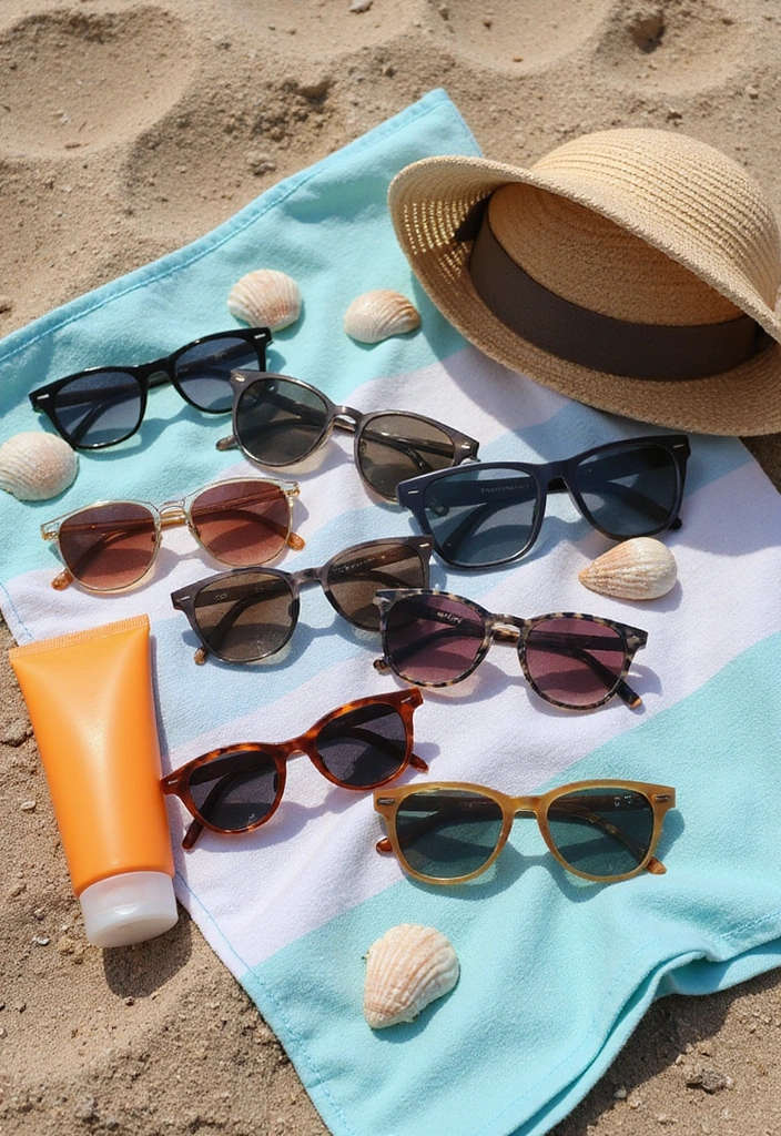 10 Must-Have Beach Vacation Fashion Pieces That Will Make You the Style Icon of the Shore! - 4. Stylish Sunglasses