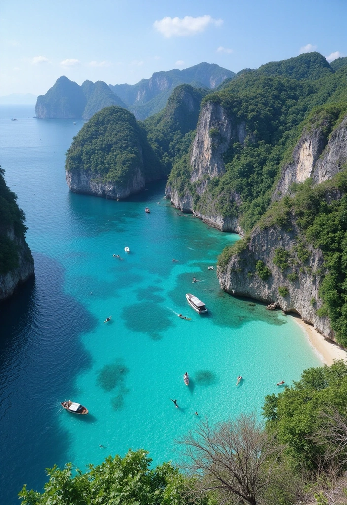 10 Breathtaking Islands You Must Visit While Island Hopping in Thailand (Number 5 Will Blow Your Mind!) - 6. Koh Phi Phi Leh: Nature's Masterpiece