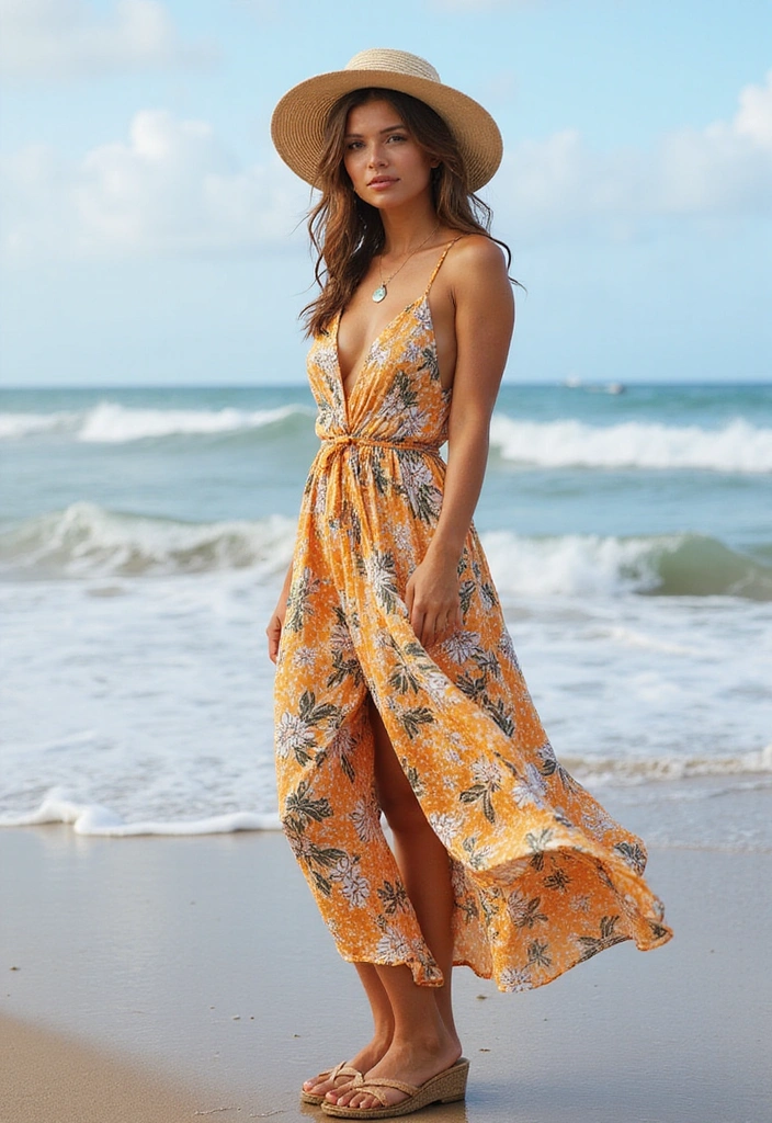 21 Tropical Resort Outfits That Will Make You the Star of Your Next Beach Vacation! (You Won't Believe #15!) - 1. Flowy Maxi Dresses