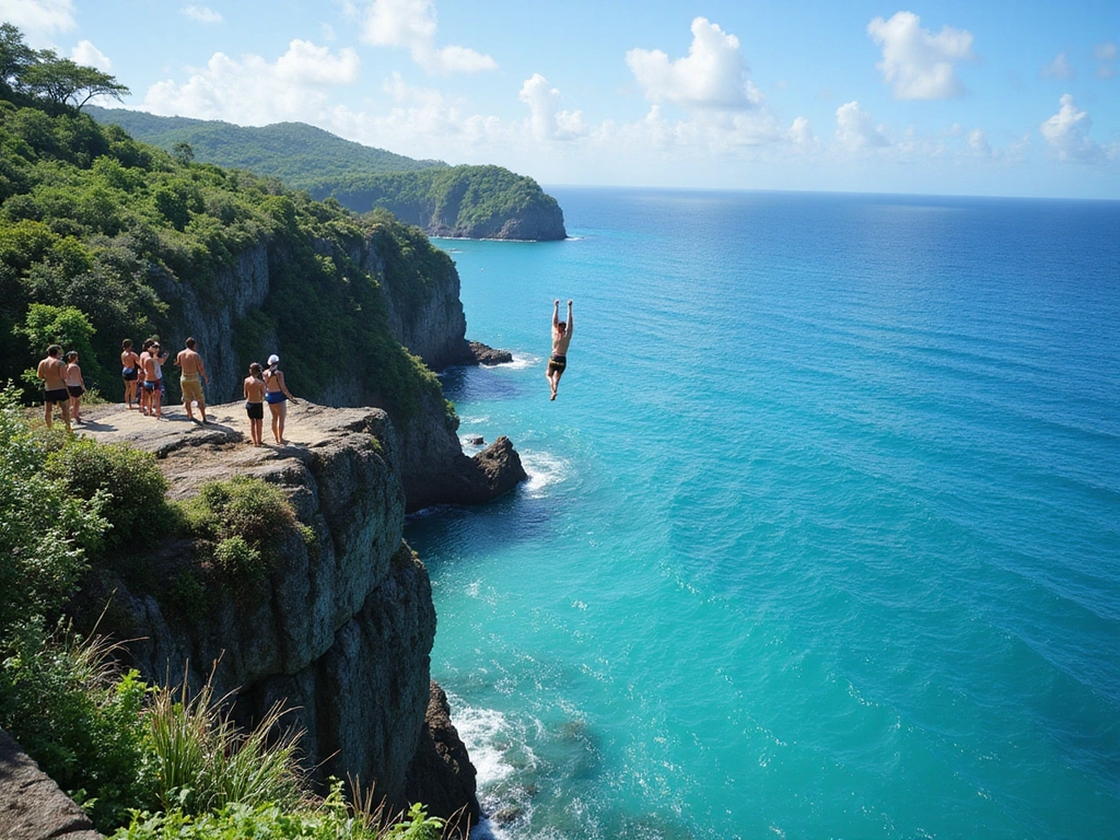 15 Thrilling Caribbean Adventures That Will Get Your Heart Racing (Don't Miss #8!) - 13. Cliff Diving in Negril, Jamaica