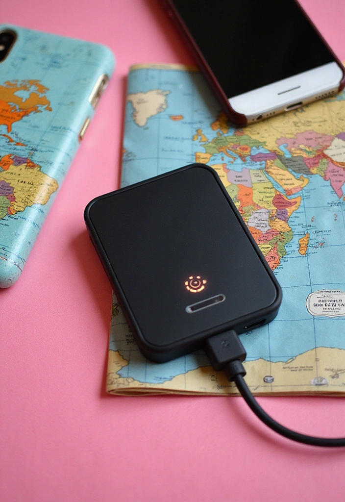 15 Must-Have Packing Essentials for Solo Women Travelers (You Won't Believe #7!) - 3. Portable Charger