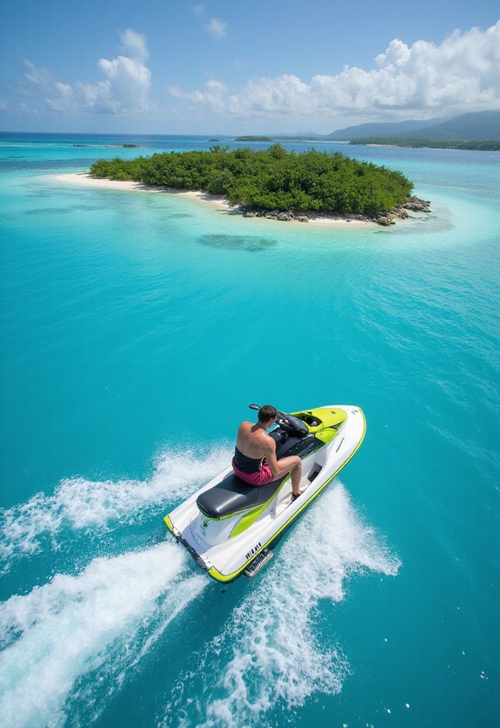 10 Thrilling Adventure Activities in the Maldives That Will Leave You Breathless! - 2. Jet Skiing Across the Crystal Clear Waters