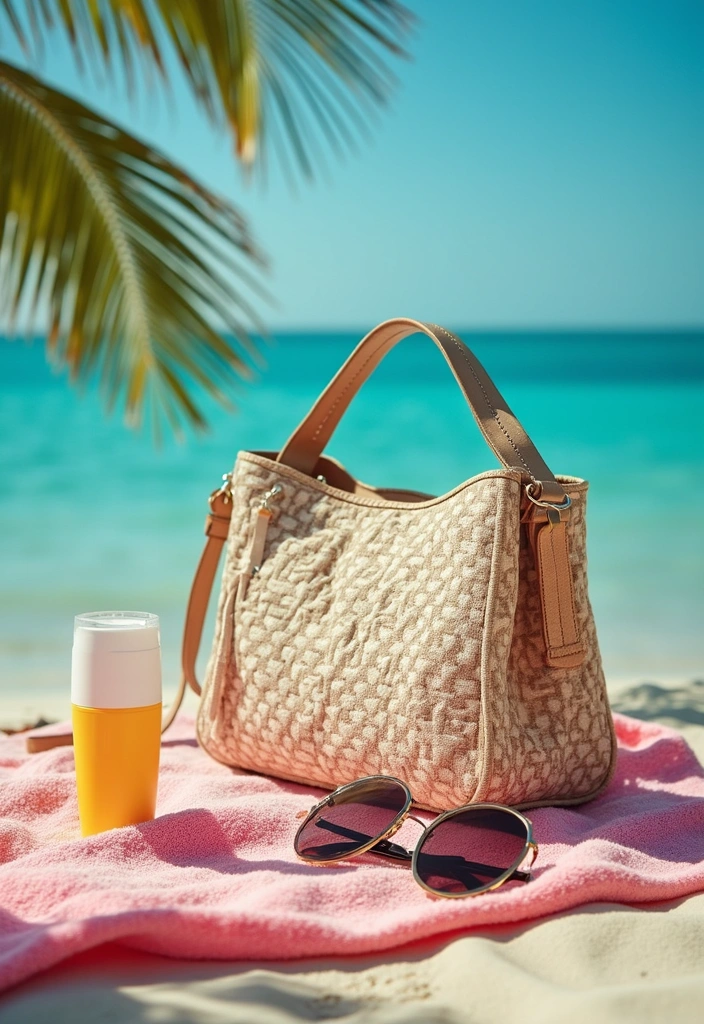 15 Tropical Resort Wear Outfits That Will Make You the Star of Your Next Vacation! - 11. Chic Beach Bags