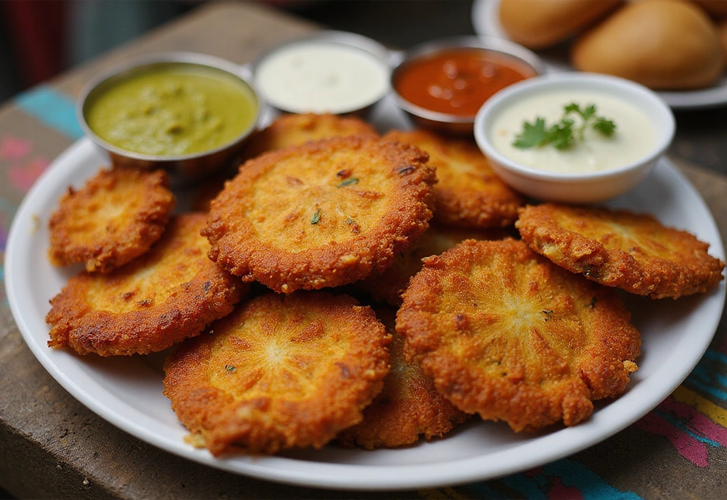 15 Mouth-Watering India Cuisine Street Foods You Can't Resist (#7 Will Blow Your Mind!) - 9. Aloo Tikki - Spiced Potato Patties