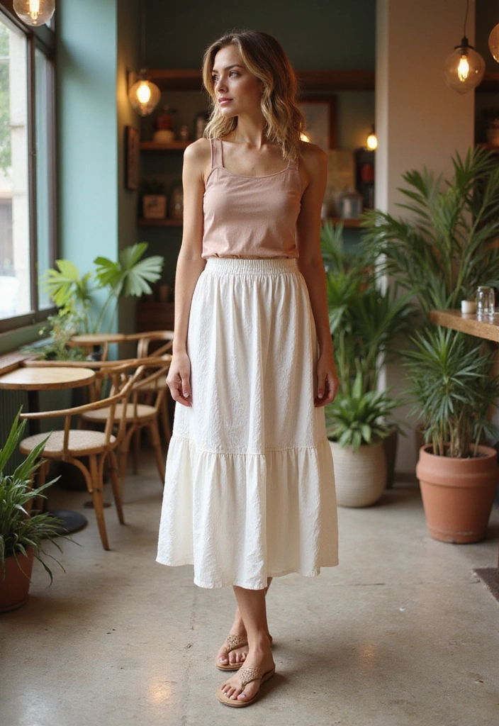 10 Casual Travel Looks That Will Make You Look Effortlessly Chic (You Won't Believe #4!) - 8. Effortless Skirt Looks